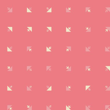 Soyut renkli yarım ton geometrik üretken sanat arka planı, vektör illüstrasyonu 