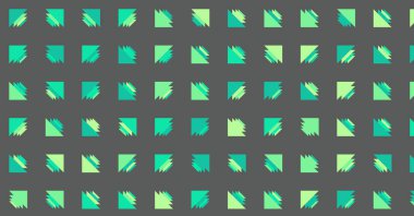 Soyut renkli yarım ton geometrik üretken sanat arka planı, vektör illüstrasyonu 