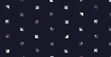 Soyut renkli yarım ton geometrik üretken sanat arka planı, vektör illüstrasyonu 