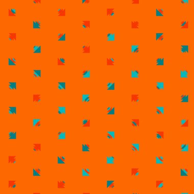 Soyut renkli yarım ton geometrik üretken sanat arka planı, vektör illüstrasyonu 