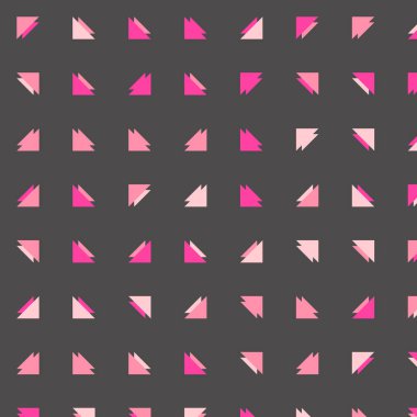 Soyut renkli yarım ton geometrik üretken sanat arka planı, vektör illüstrasyonu 