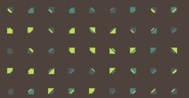 Soyut renkli yarım ton geometrik üretken sanat arka planı, vektör illüstrasyonu 