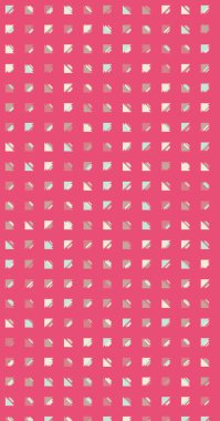 Soyut renkli yarım ton geometrik üretken sanat arka planı, vektör illüstrasyonu 