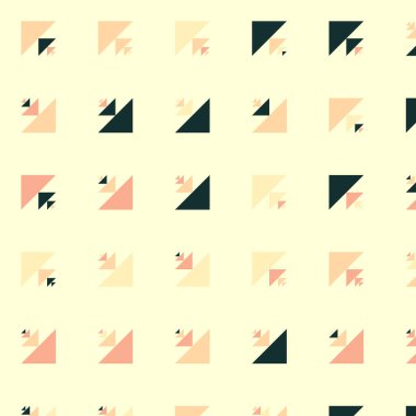 Soyut renkli yarım ton geometrik üretken sanat arka planı, vektör illüstrasyonu 