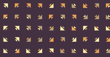 Soyut renkli yarım ton geometrik üretken sanat arka planı, vektör illüstrasyonu 