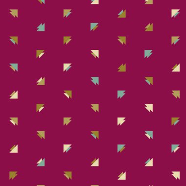 Soyut renkli yarım ton geometrik üretken sanat arka planı, vektör illüstrasyonu 