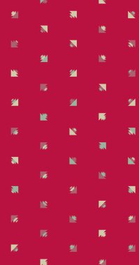 Soyut renkli yarım ton geometrik üretken sanat arka planı, vektör illüstrasyonu 