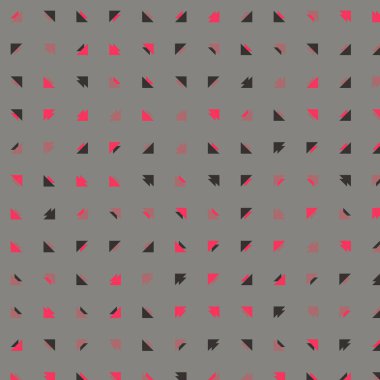 Soyut renkli yarım ton geometrik üretken sanat arka planı, vektör illüstrasyonu 