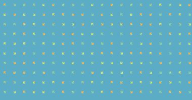 Soyut renkli yarım ton geometrik üretken sanat arka planı, vektör illüstrasyonu 