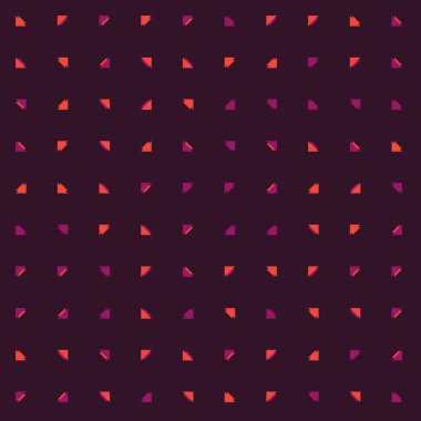 Soyut renkli yarım ton geometrik üretken sanat arka planı, vektör illüstrasyonu 