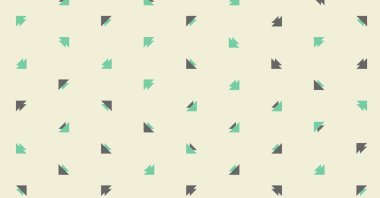 Soyut renkli yarım ton geometrik üretken sanat arka planı, vektör illüstrasyonu 