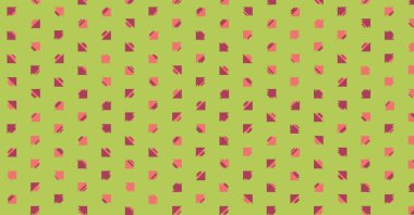 Soyut renkli yarım ton geometrik üretken sanat arka planı, vektör illüstrasyonu 