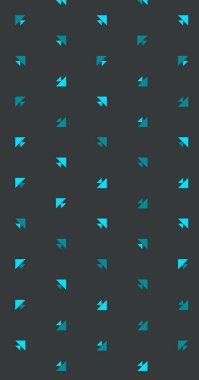 Soyut renkli yarım ton geometrik üretken sanat arka planı, vektör illüstrasyonu 