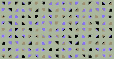 Soyut renkli yarım ton geometrik üretken sanat arka planı, vektör illüstrasyonu 