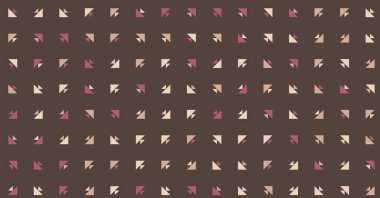 Soyut renkli yarım ton geometrik üretken sanat arka planı, vektör illüstrasyonu 