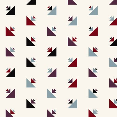 Soyut renkli yarım ton geometrik üretken sanat arka planı, vektör illüstrasyonu 