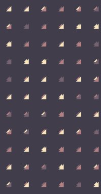 Soyut renkli yarım ton geometrik üretken sanat arka planı, vektör illüstrasyonu 