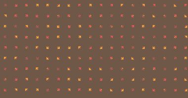 Soyut Renk Yarım Tonlama Noktaları üretken sanat arkaplanı çizimi