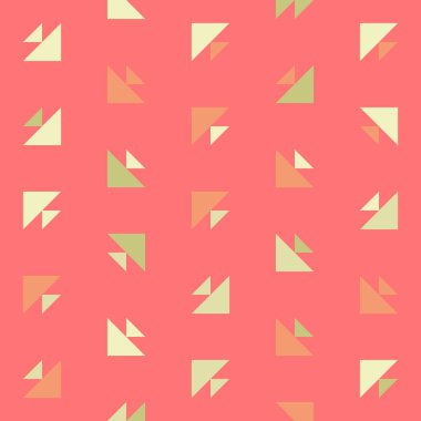 Soyut renkli yarım ton geometrik üretken sanat arka planı, vektör illüstrasyonu 