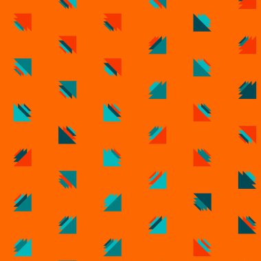 Soyut renkli yarım ton geometrik üretken sanat arka planı, vektör illüstrasyonu 