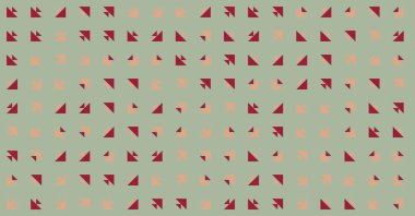 Soyut renkli yarım ton geometrik üretken sanat arka planı, vektör illüstrasyonu 