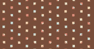 Soyut Renk Yarım Tonlama Noktaları üretken sanat arkaplanı çizimi