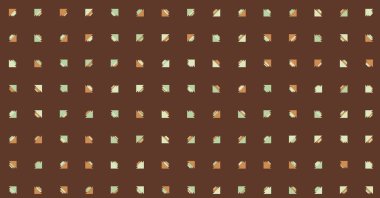 Soyut renkli yarım ton geometrik üretken sanat arka planı, vektör illüstrasyonu 