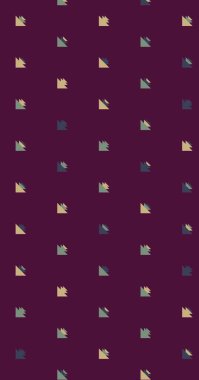 Soyut renkli yarım ton geometrik üretken sanat arka planı, vektör illüstrasyonu 