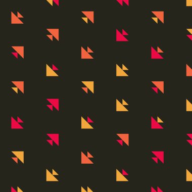 Soyut renkli yarım ton geometrik üretken sanat arka planı, vektör illüstrasyonu 