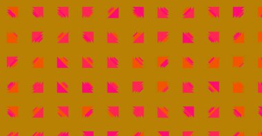 Soyut renkli yarım ton geometrik üretken sanat arka planı, vektör illüstrasyonu 