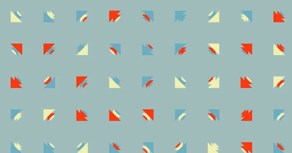 Abstrait Coloré Demi Ton Géométrique Fond Art Génératif Illustration Vectorielle — Image vectorielle