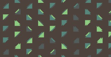 Soyut renkli yarım ton geometrik üretken sanat arka planı, vektör illüstrasyonu 