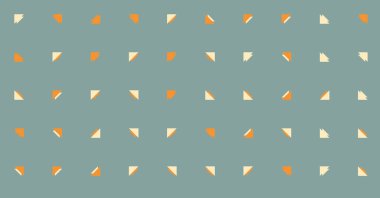 Soyut renkli yarım ton geometrik üretken sanat arka planı, vektör illüstrasyonu 