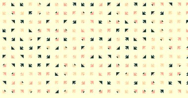 Soyut renkli yarım ton geometrik üretken sanat arka planı, vektör illüstrasyonu 