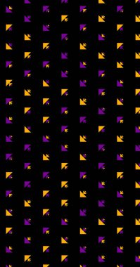 Soyut renkli yarım ton geometrik üretken sanat arka planı, vektör illüstrasyonu 