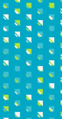 Soyut renkli yarım ton geometrik üretken sanat arka planı, vektör illüstrasyonu 