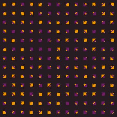 Soyut renkli yarım ton geometrik üretken sanat arka planı, vektör illüstrasyonu 