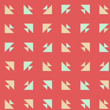 Soyut renkli yarım ton geometrik üretken sanat arka planı, vektör illüstrasyonu 