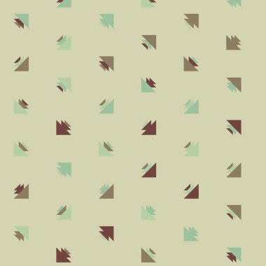 Soyut renkli yarım ton geometrik üretken sanat arka planı, vektör illüstrasyonu 