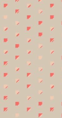 Soyut renkli yarım ton geometrik üretken sanat arka planı, vektör illüstrasyonu 