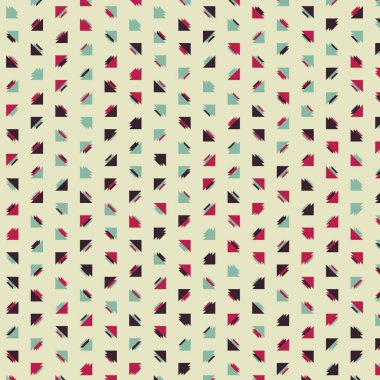 Soyut renkli yarım ton geometrik üretken sanat arka planı, vektör illüstrasyonu 