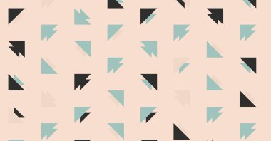 Soyut renkli yarım ton geometrik üretken sanat arka planı, vektör illüstrasyonu 