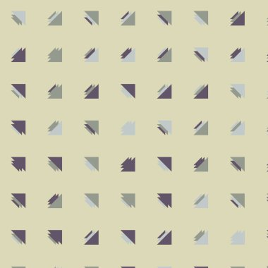 Soyut renkli yarım ton geometrik üretken sanat arka planı, vektör illüstrasyonu 