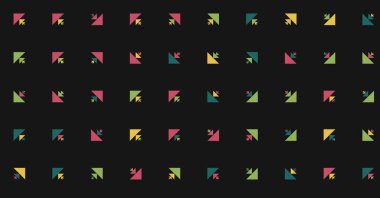 soyut renkli oklar, sanat arkaplan resimlemesi