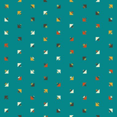 Soyut renkli yarım ton geometrik üretken sanat arka planı, vektör illüstrasyonu 