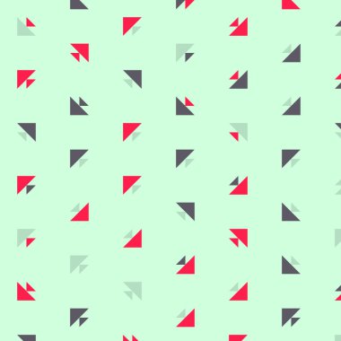 Soyut renkli yarım ton geometrik üretken sanat arka planı, vektör illüstrasyonu 