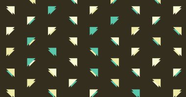 Soyut renkli yarım ton geometrik üretken sanat arka planı, vektör illüstrasyonu 