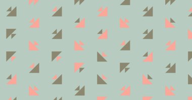 Soyut renkli yarım ton geometrik üretken sanat arka planı, vektör illüstrasyonu 