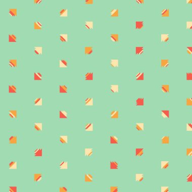 Soyut renkli yarım ton geometrik üretken sanat arka planı, vektör illüstrasyonu 