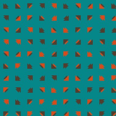 Soyut renkli yarım ton geometrik üretken sanat arka planı, vektör illüstrasyonu 